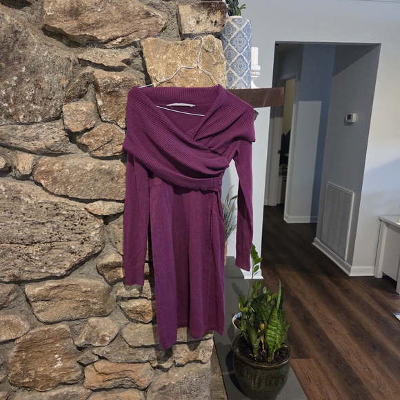 Athleta Vibrant Purple Long Sleeve Dress - Picture 6 of 6
